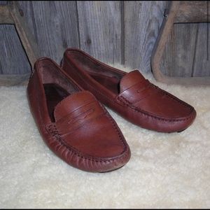 Mercanti Fiorentini penny loafers driving moccasin